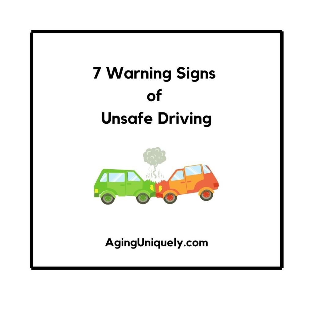 7 Warning Signs of Unsafe Driving